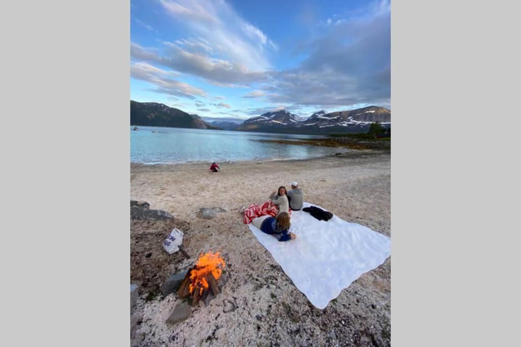 Efjord And Stetind Resort - Cabin Kobbernestinden Ballangen المظهر الخارجي الصورة