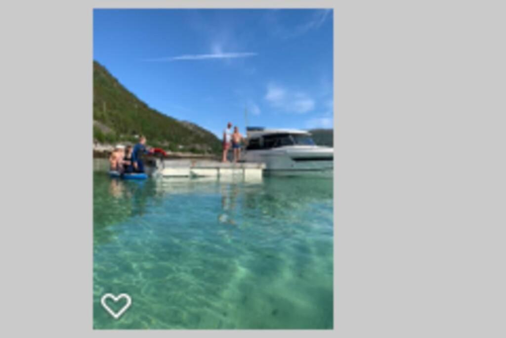 Efjord And Stetind Resort - Cabin Kobbernestinden Ballangen المظهر الخارجي الصورة