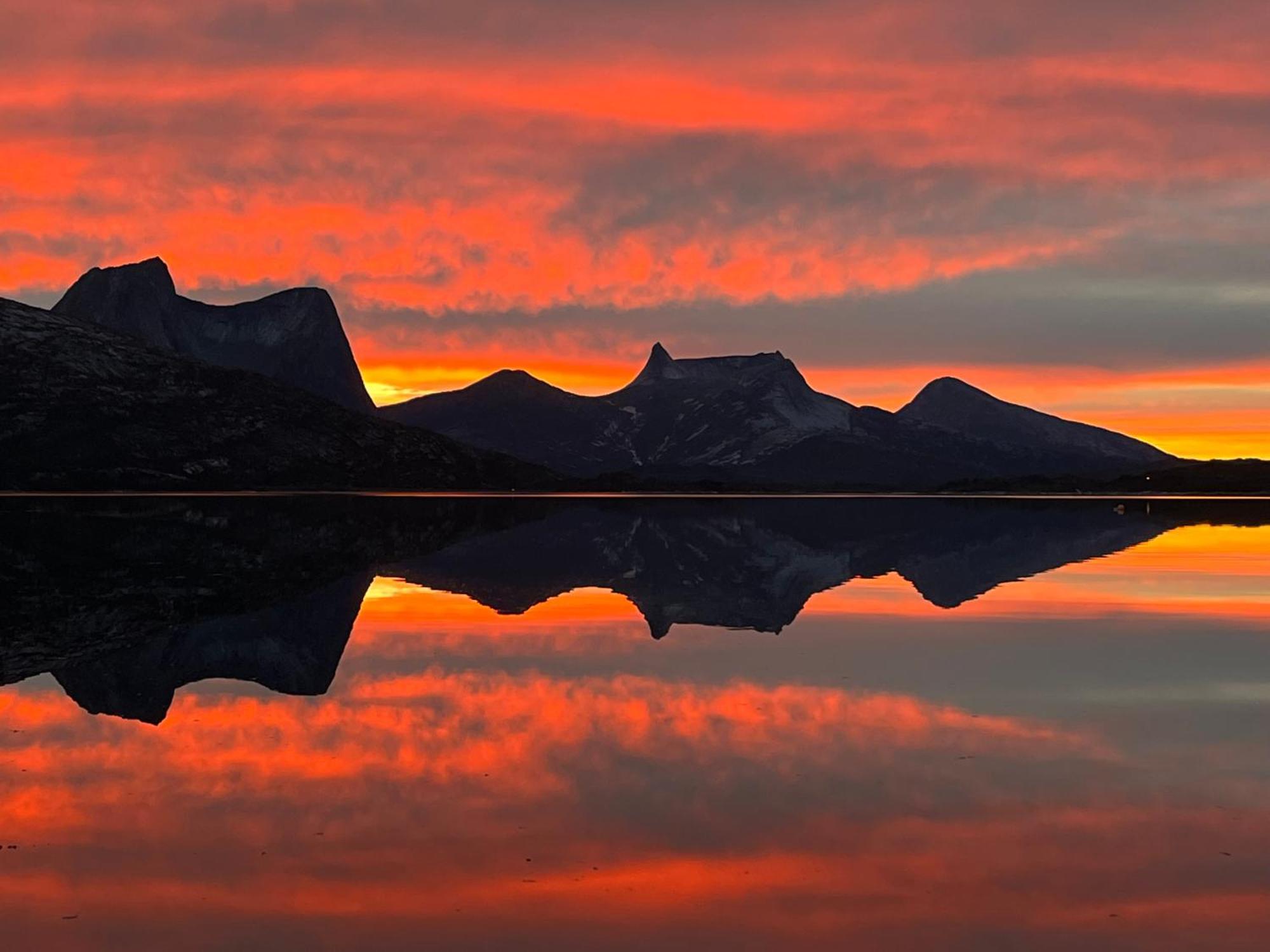 Efjord And Stetind Resort - Cabin Kobbernestinden Ballangen المظهر الخارجي الصورة